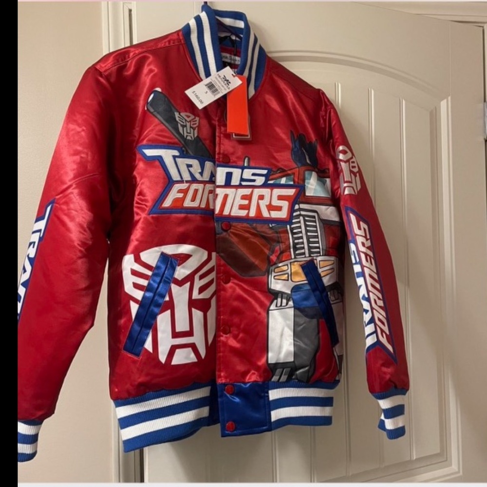 Varsity jacket red & blue